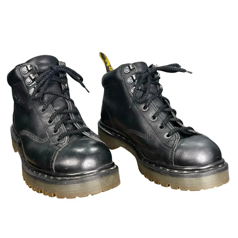 Vintage Y2K Dr. Martens Black Leather Made In England Chukka Boots Size 9 US 10
